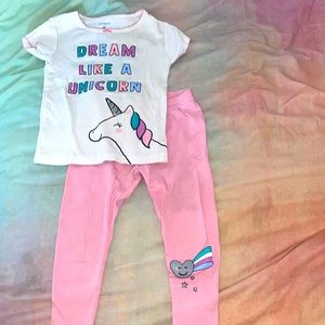 Toddler girl pajama set